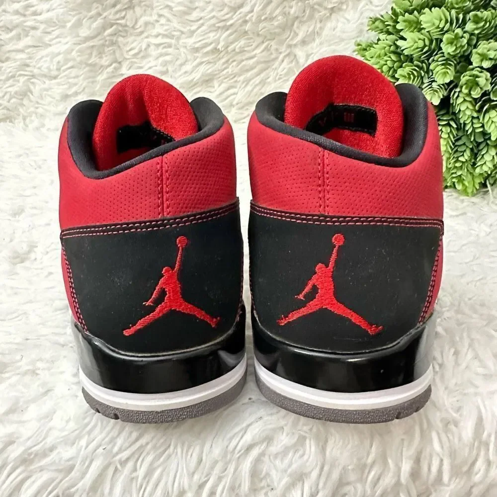 NIKE AIR JORDAN FLIGHT CLUB 90s Gym RED Black  2013 Sneakers  MEN‎ Sz  US 7.5
